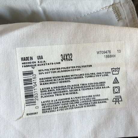 USA製未使用ディッキーズワークパンツ ベージュ W34×L32