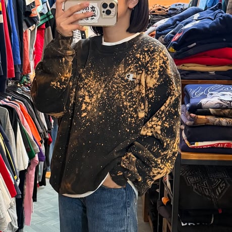 champion ブリーチ加工スウェット