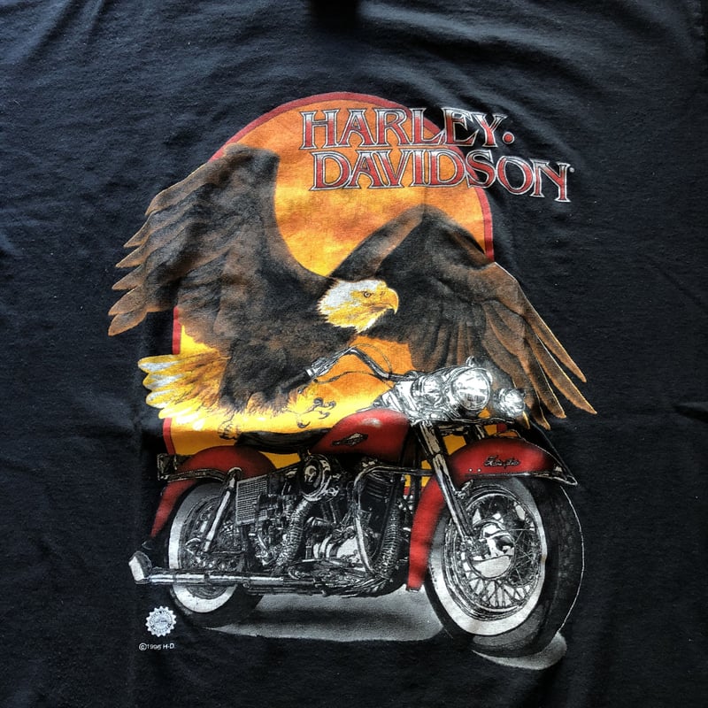 【XL】1996 Harley Davidson ハーレーダビッドソンTシャツ 1996 HARLEY DAVIDSON プリントT | CUSTOM FEVER