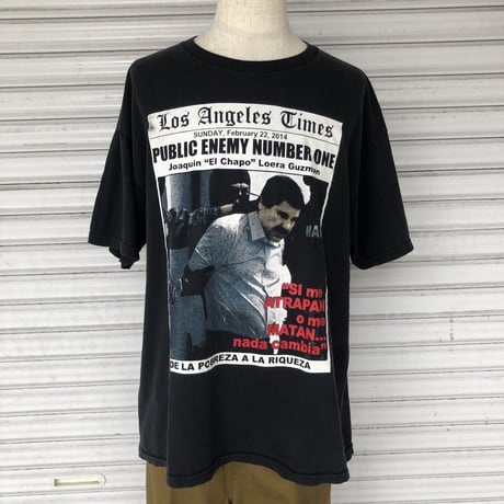麻薬王ホアキン グスマン逮捕Tシャツ