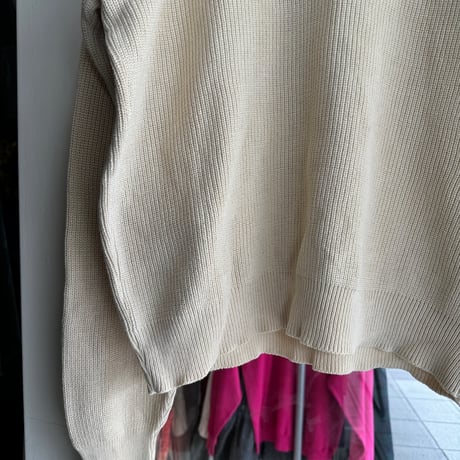 80's L.L.beanコットンニットセーター  XL