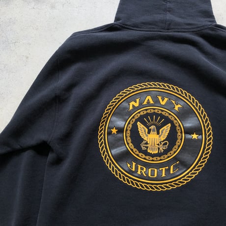 NAVY JROTC フーディ黒