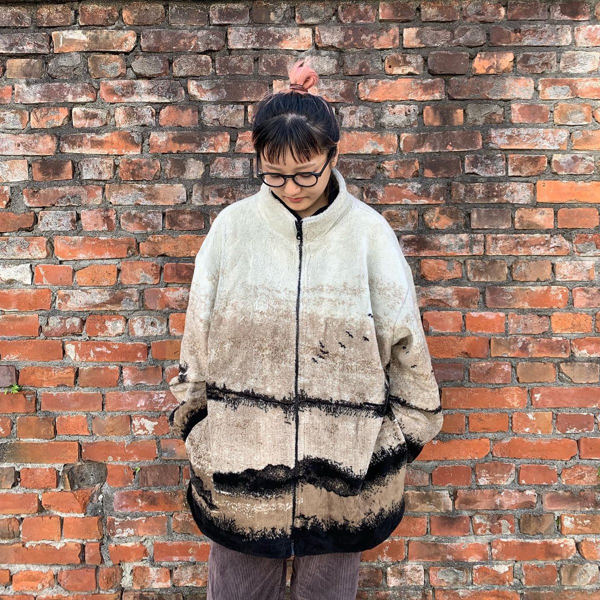 総柄ボアジャケット | CUSTOM FEVER