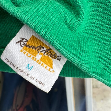 70's 金タグRUSSELL フットボールTシャツ　M