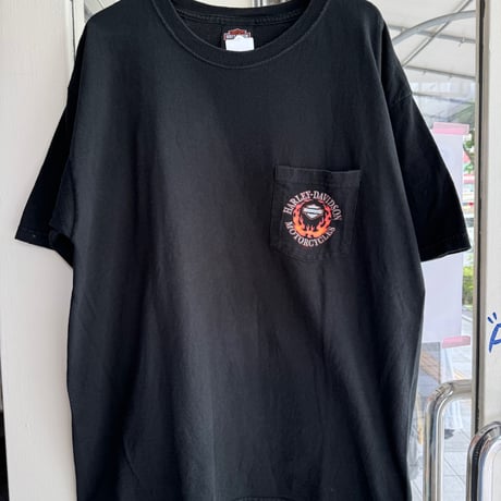 USA製HARLEY DAVIDSON プリントポケT