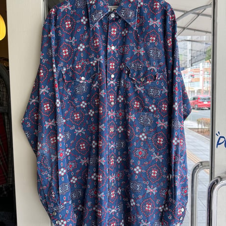 USA製 70's Leeウエスタン総柄シャツ