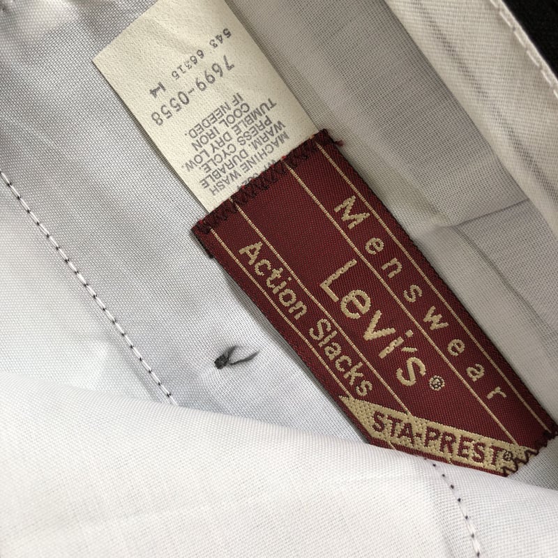 パンツ LEVI'S ACTION SLACKS W36 L30 80's Levi's〝Action Slacks〟W36×L30 | CUSTOM FEVER