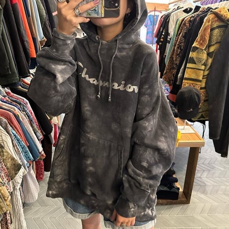 CHAMPION REVERSE WEAVEタイダイフーディ