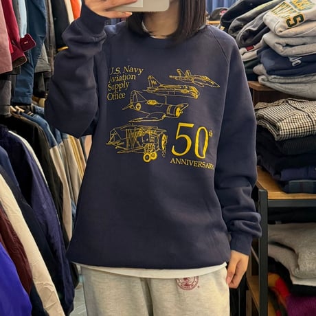 90s U.S. Navy プリントスウェット