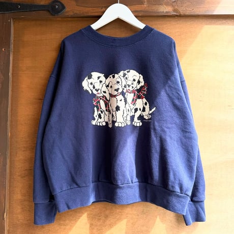 90s USA製 ３匹のわんちゃんスウェット  のコピー