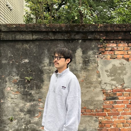 90's USA製ロンジョン ハーフジップスウェット