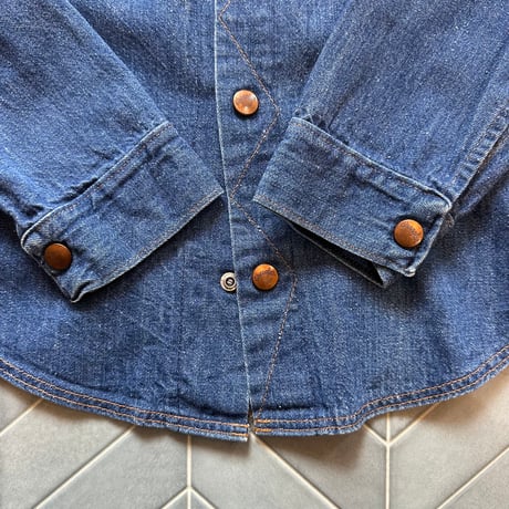 70年代Wrangler デニムシャツ