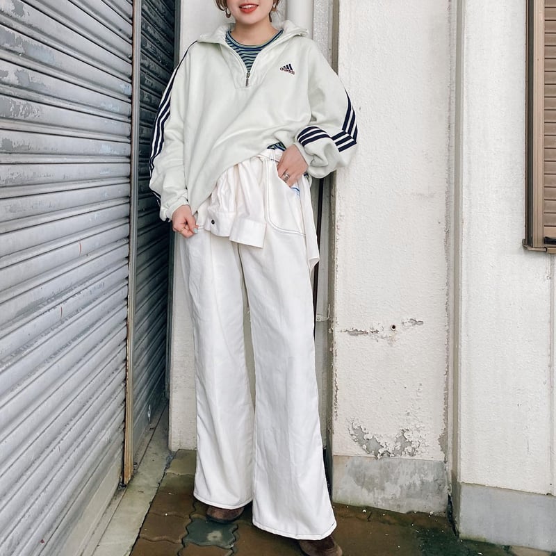 adidasハーフジップスウェット | CUSTOM FEVER