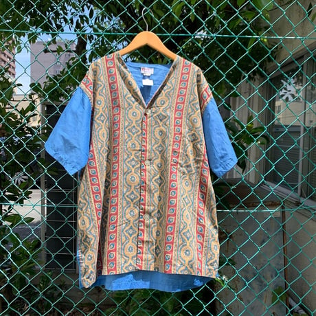 エスニック切り替え前あきトップス