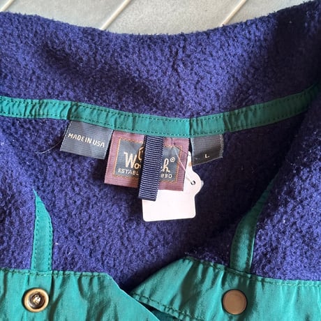 80〜90s USA製 WOOLRICH フリース