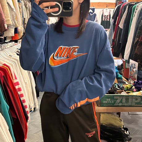 90〜00s USA製 NIKE ロンT