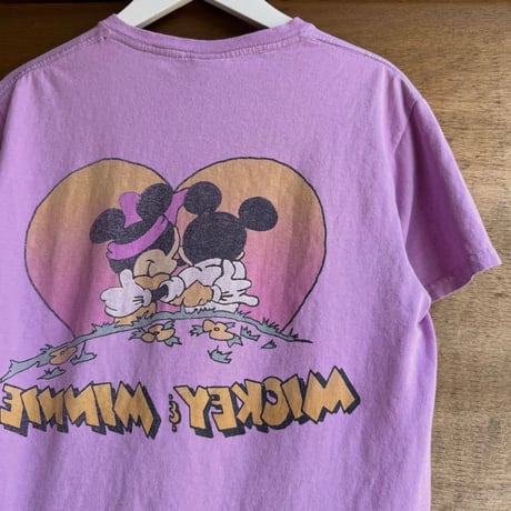 ミッキー&ミニー 両面プリントTシャツ