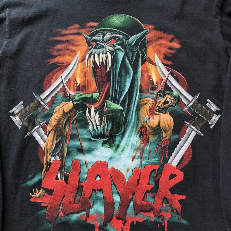 90年代 USA製 SLAYER バンドロンT XL | CUSTOM FEVER 90年代 USA製 SLAYER バンドロンT XL | CUSTOM FEVER