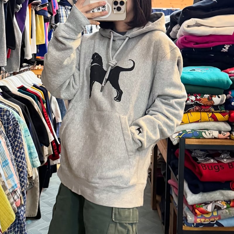 THE BLACK DOG プリントパーカー | CUSTOM FEVER