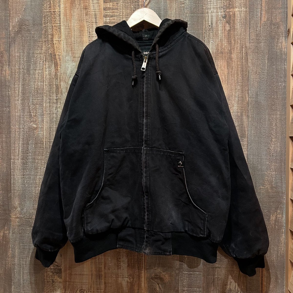 希少 DRI DUCK ダックジャケット フーディ 中綿 黒フェード L DRI-DUCK ダックパーカー | CUSTOM FEVER