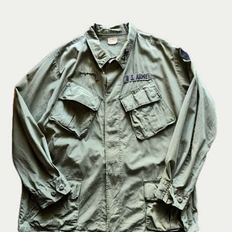 1969年製 U.S. ARMY ジャングルファティーグジャケット 4th リップストップ