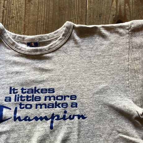 90's〜チャンピオンロゴTシャツ　XL