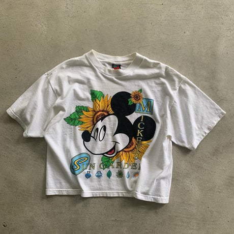 ショート丈ミッキーTシャツ