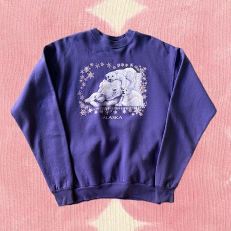 Hanes しろくま親子スウェット
