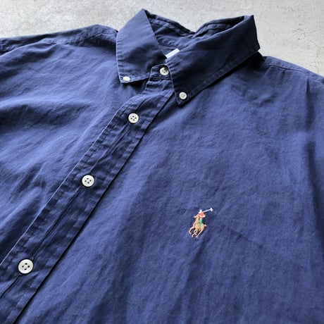 Ralph Lauren 半袖無地シャツ 〝BLAKE〟XL