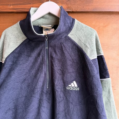 90s adidas ハーフジップフリース
