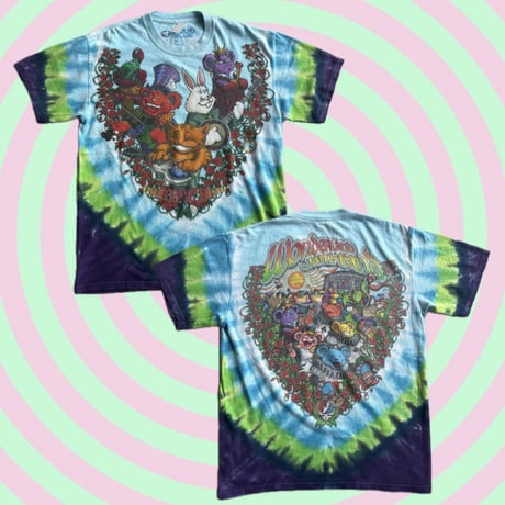 Grateful Dead × Wonderland Jamz-Band タイダイTシャツ