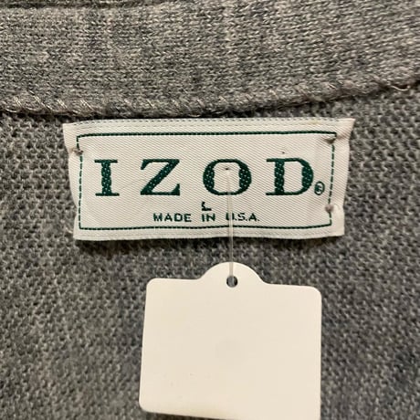 USA製IZODアクリルニットカーディガン