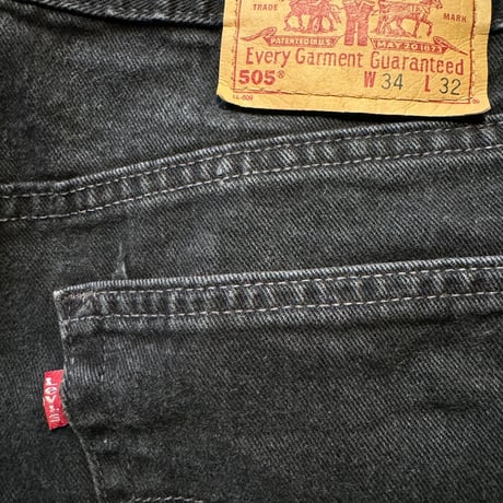 USA製 Levi's505  W34×L32ブラック