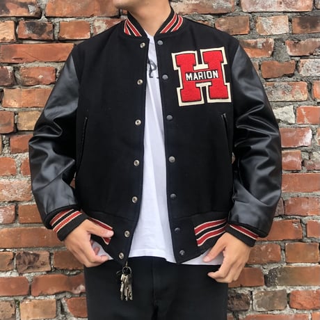 70'sUSA製 Champion ランタグウールスタジャン