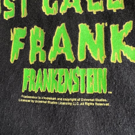 00's FRANKENSTEIN 蓄光プリントTシャツ XL