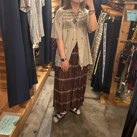 JANET MAFFI 総柄スカート