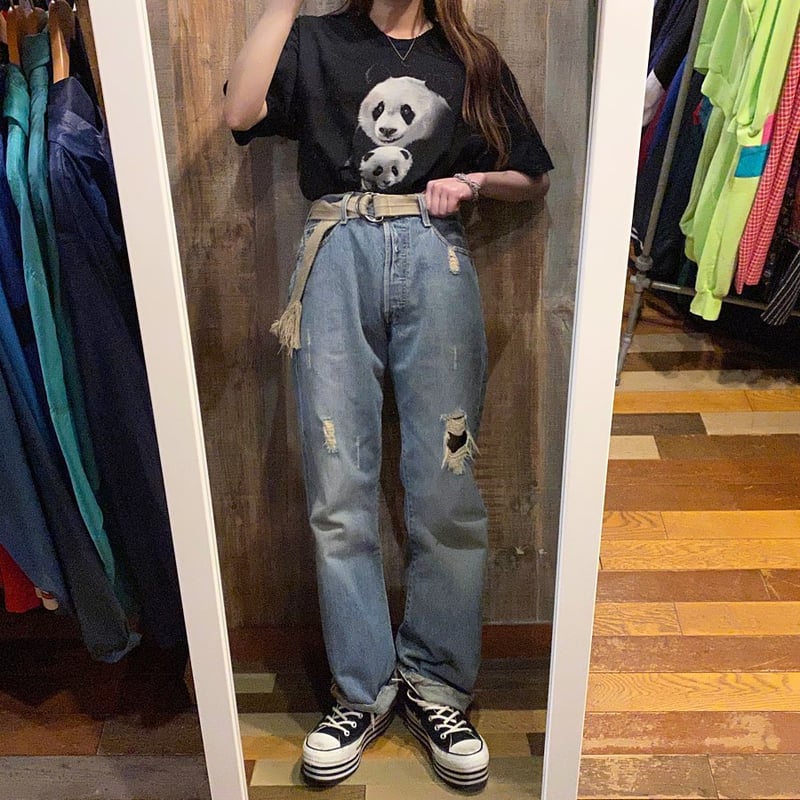 THE MOUNTAINパンダTシャツ | CUSTOM FEVER