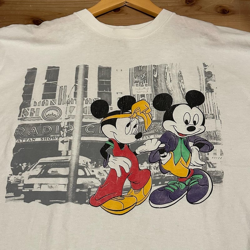 ⭐︎タグ付⭐︎ MD FLOWER EMB シャツディズニーミッキーミニー