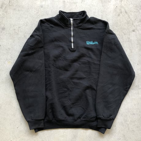 90's USA製 Wilson ハーフジップスウェット XXL