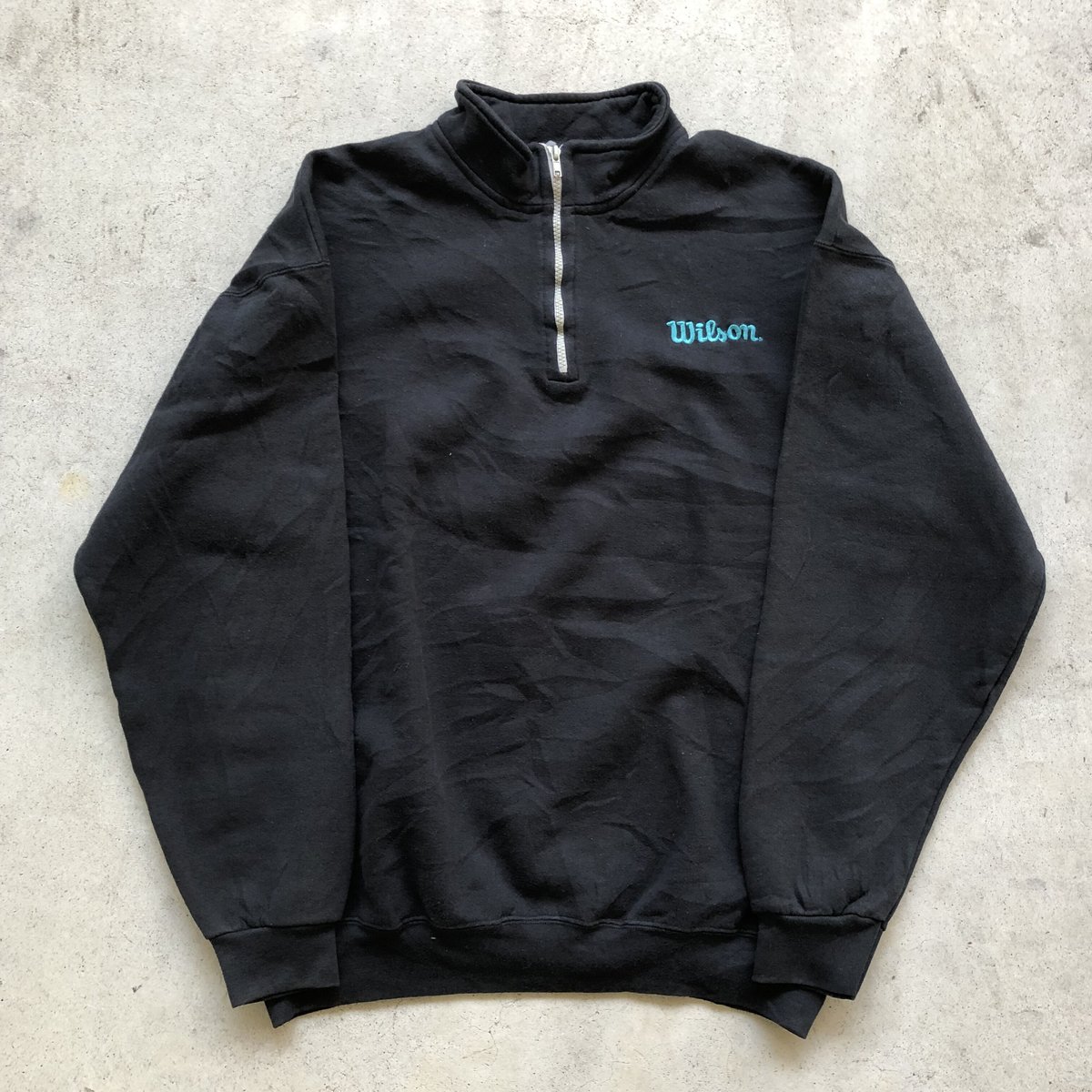 90's USA製 Wilson ハーフジップスウェット XXL | CUSTOM FEVER