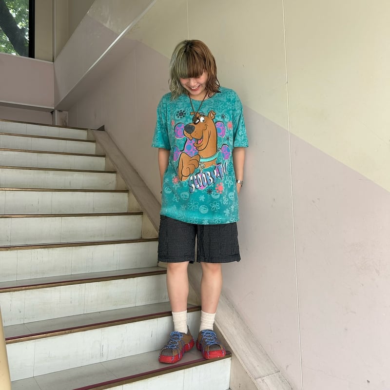 夏茶南　 セール】BOLD FOX HEAD PATCH OVERSIZE TEE SHIRT（Tシャツ