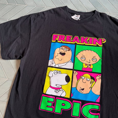 90s ファミリー・ガイ プリントTシャツ