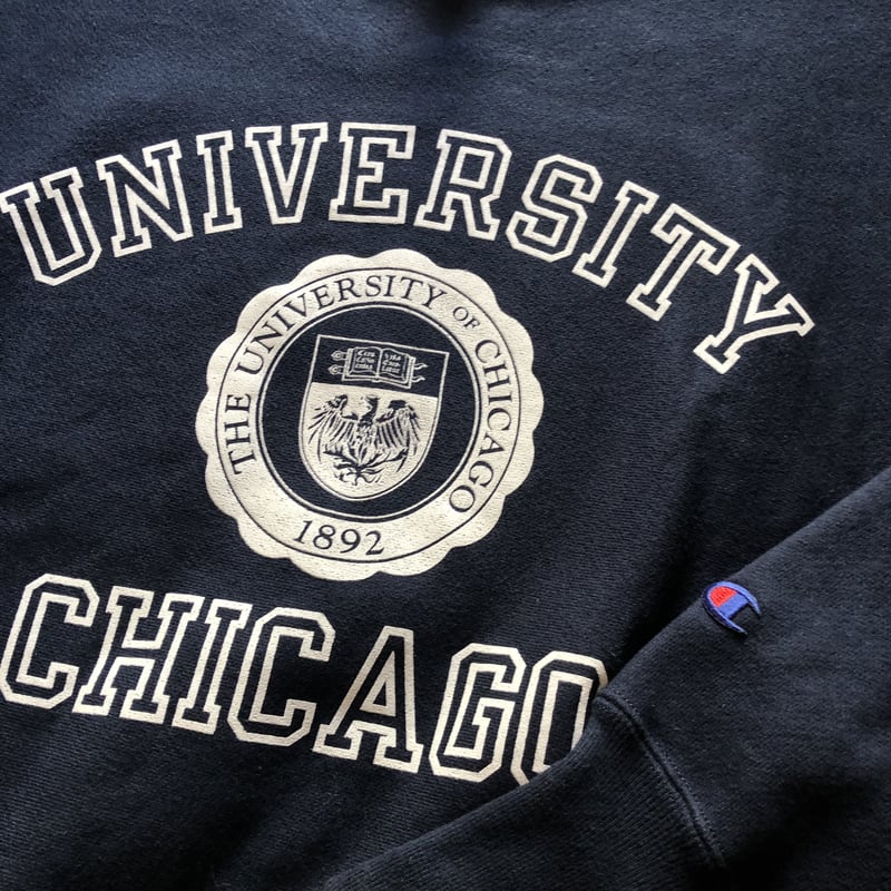 UNIVERSITY CHICAGOチャンピオンリバースウィーブ XXL | CUSTOM F...