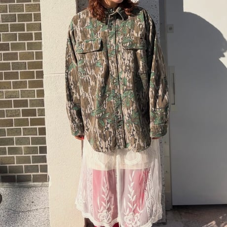 BROWNING リアルツリーカモ柄ネルシャツ