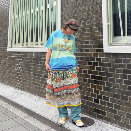 シンプソンズファミリー タイダイ柄Tシャツ