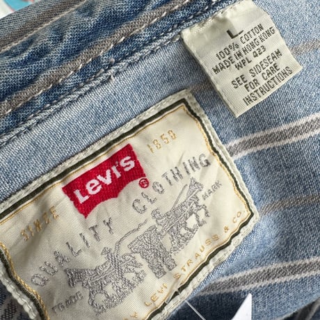 Levi's デニムストライプシャツ