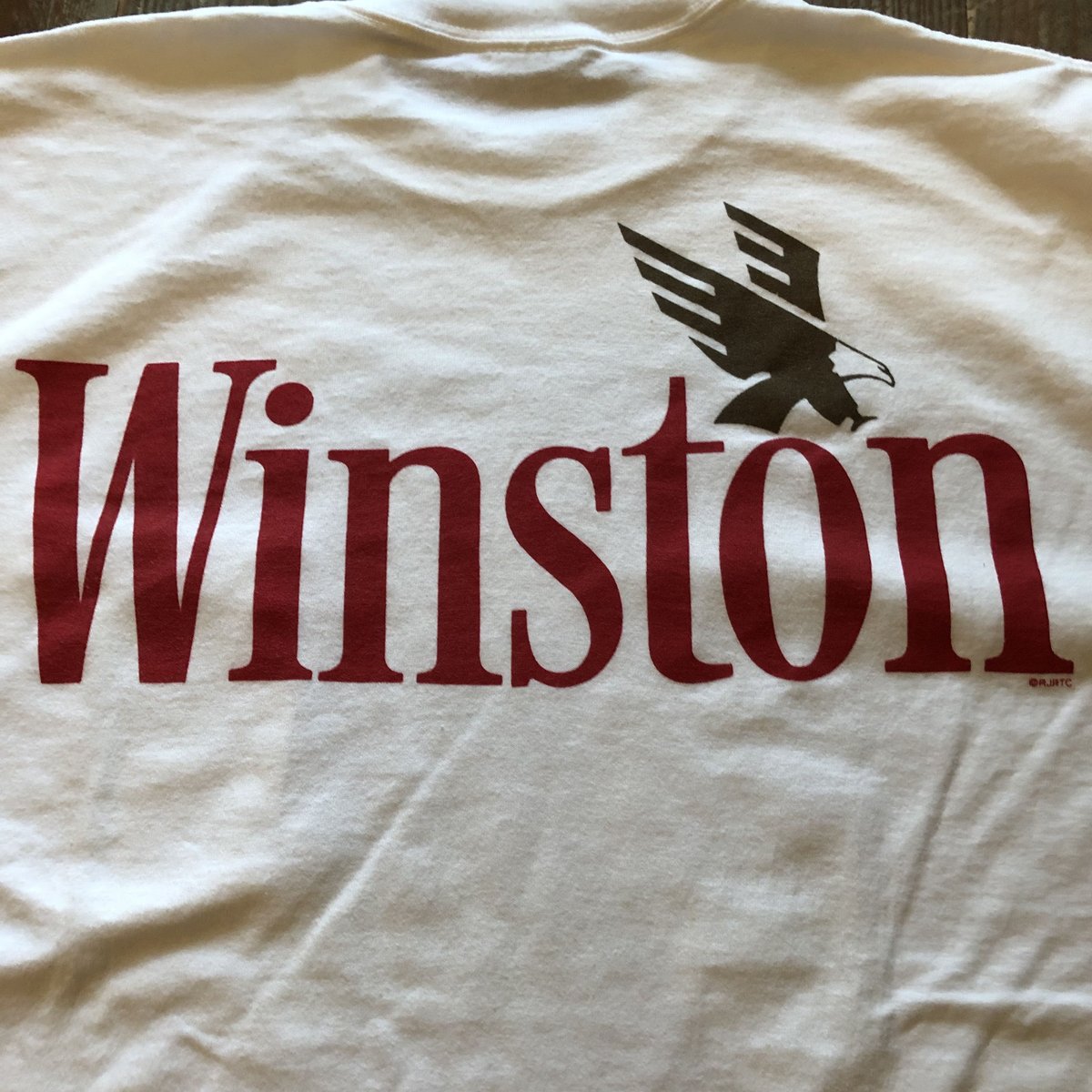 BFPO タバコ Tシャツ ウィンストン Winston 海外 シンプル ロゴ 90s Winston T-shirt | What'z up