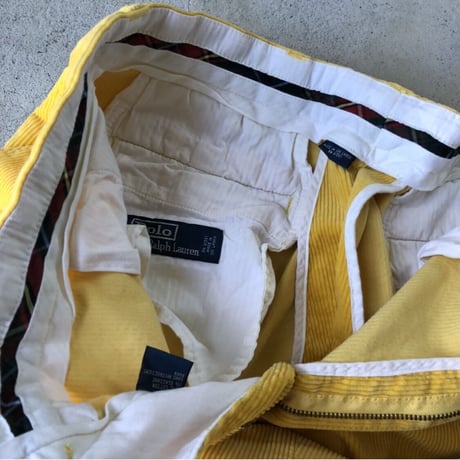 POLO RALPHLAUREN 太畝コーデュロイパンツW34×L32