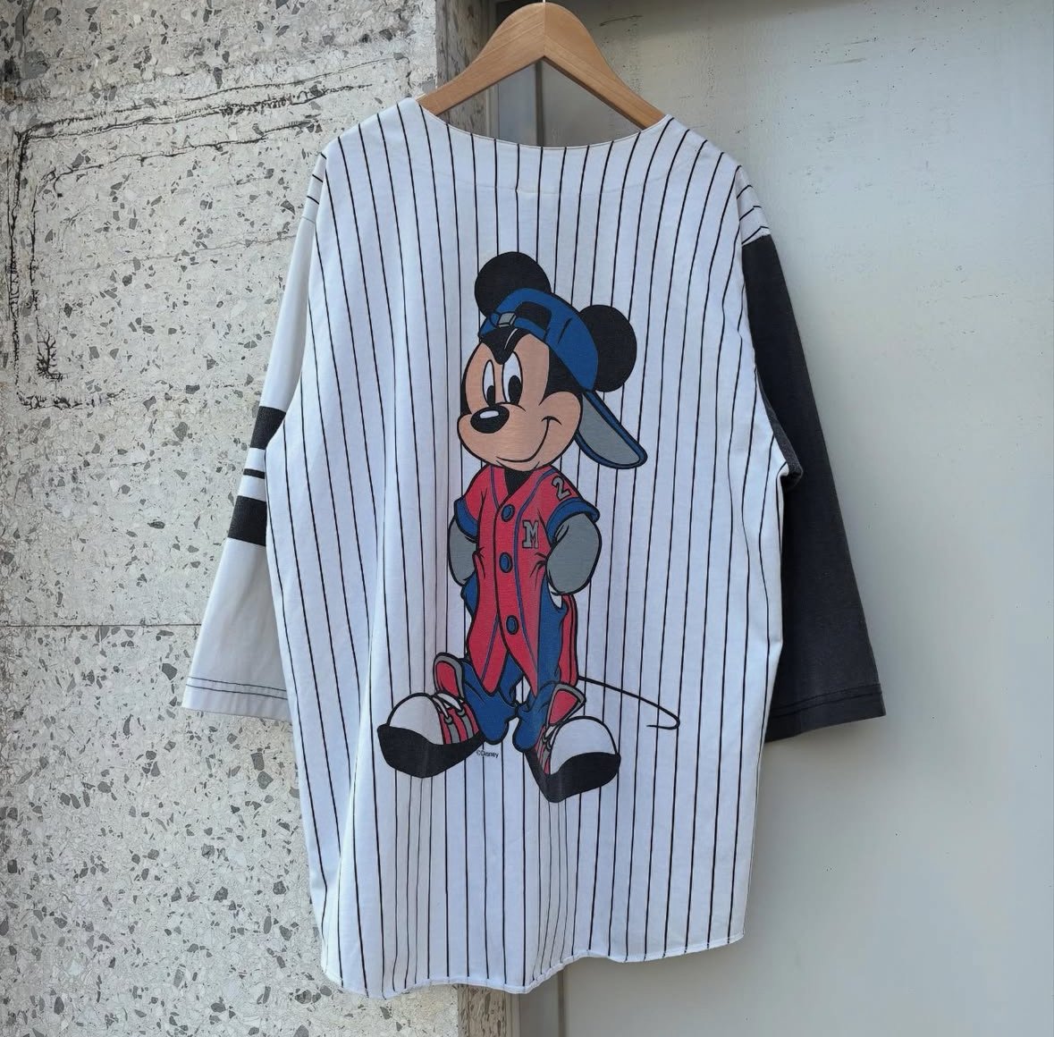 ディズニーランド　ディズニーストア　ベースボールシャツ　ミッキー　XL ディズニーランド ディズニーストア ベースボールシャツ ミッキー XL