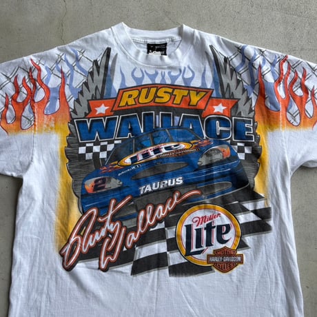 90-00s Harley-Davidson × NASCAR レーシングT